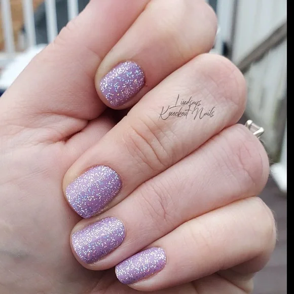 *Retired* Color Street: Glamsterdam | Lavender Purple Sparkle Glitter Spring - Picture 6 of 13